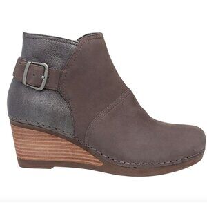 Dansko Shirley Boot Women's Brown Metallic Ankle Size 37